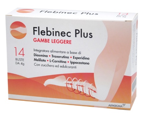 FLEBINEC PLUS 14 BUSTINE 4 GRAMMI - Farmafamily.it