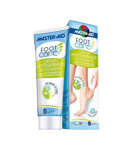 MASTER-AID FOOTCARE CREMA ANTITRASPIRANTE DEODORANTE 60 ML L3 - Farmafamily.it