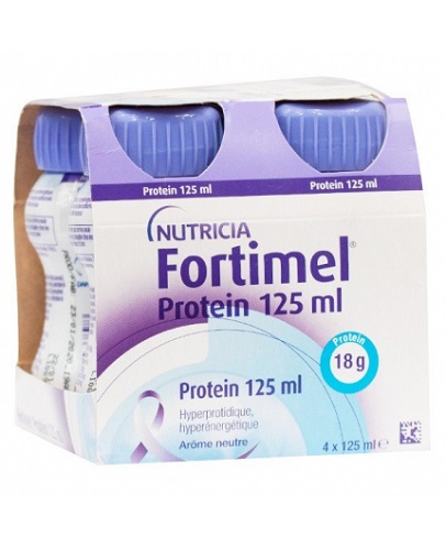 NUTRICIA FORTIMEL COMPACT PROTEIN GUSTO NEUTRO 4 BOTTIGLIE DA 125 ML - Farmafamily.it