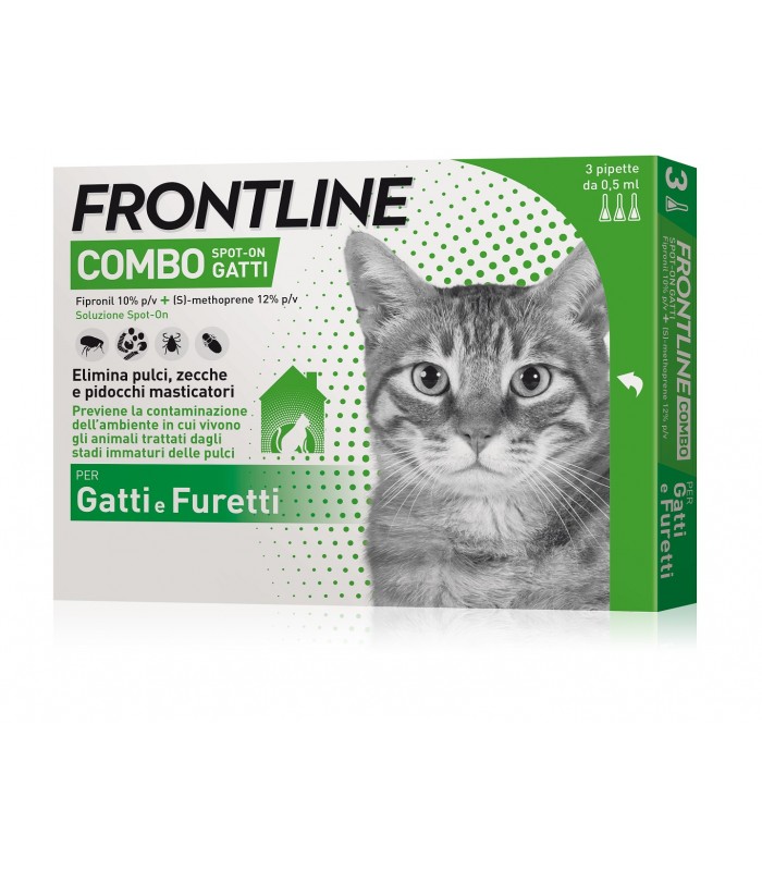 FRONTLINE COMBO GATTI e FURETTI 3 PIPETTE - Farmafamily.it