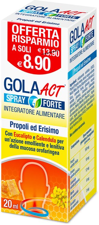 GOLA ACT SPRAY FORTE 20 ML - Farmafamily.it