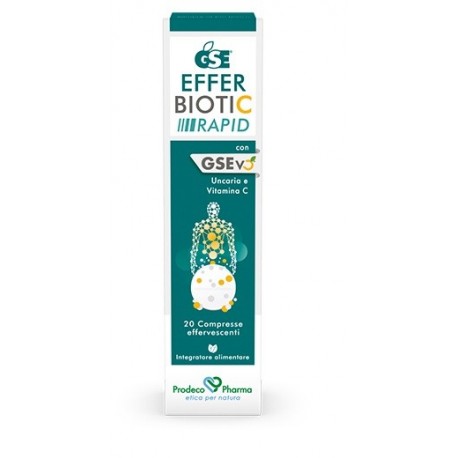 GSE EFFERBIOTIC RAPID 20 COMPRESSE - Farmafamily.it