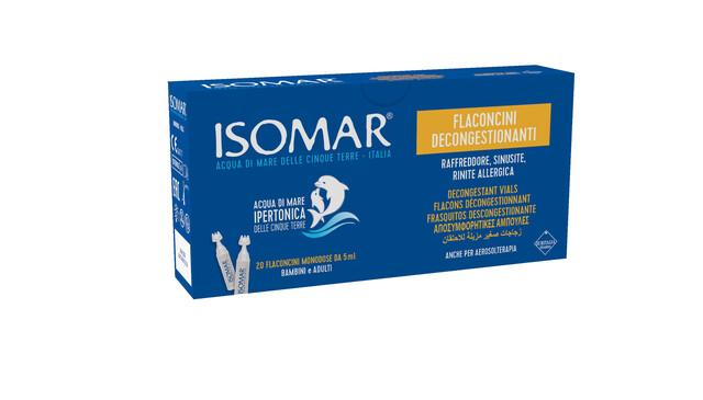 ISOMAR FLACONCINI DECONGESTIONANTI SOLUZIONE IPERTONICA 20 FLACONCINI 5 ML - Farmafamily.it