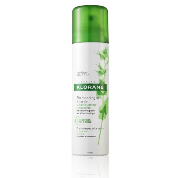 KLORANE SHAMPOO SECCO SEBORIDUTTORE ALL'ORTICA 150 ML - Farmafamily.it