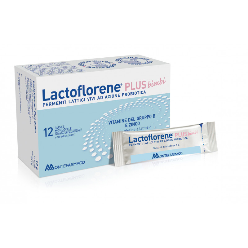 LACTOFLORENE PLUS BIMBI 12 BUSTE - Farmafamily.it