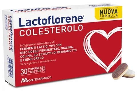 LACTOFLORENE COLESTEROLO TRISTRATO 30 COMPRESSE - Farmafamily.it