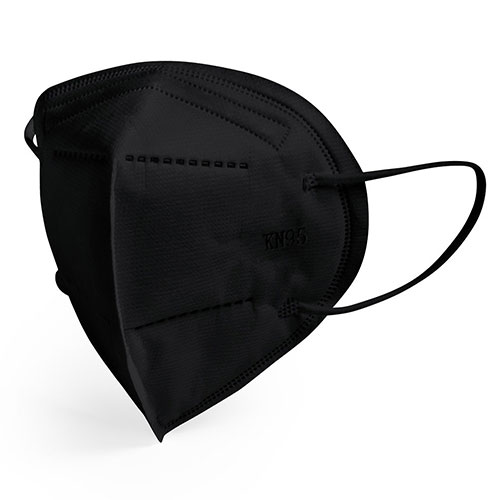 MASCHERINA PROTETTIVA DPI FFP2 10 PEZZI  NERA - Farmafamily.it