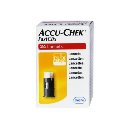 LANCETTE PUNGIDITO ACCU-CHEK FASTCLIX 24 PEZZI - Farmafamily.it