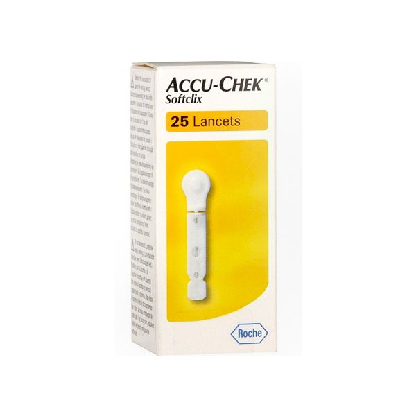 LANCETTE PUNGIDITO ACCU-CHEK SOFTCLIX 25 PEZZI - Farmafamily.it