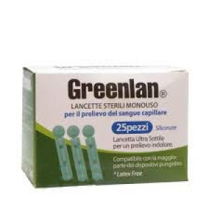 LANCETTE PUNGIDITO GREENLAN 25 PEZZI - Farmafamily.it
