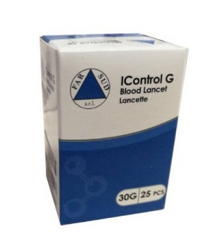 LANCETTE PUNGIDITO ICONTROL G 25 PEZZI - Farmafamily.it
