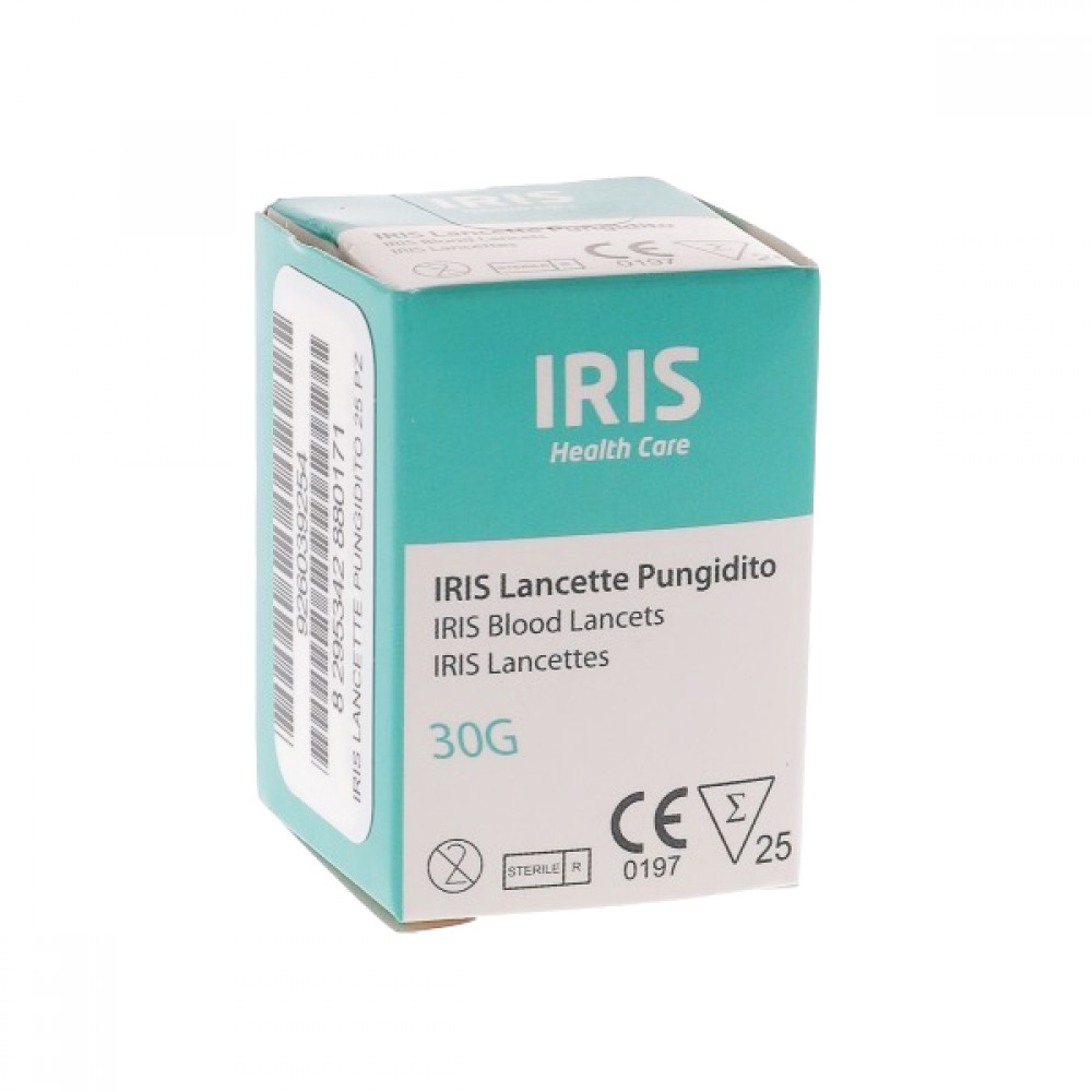LANCETTE PUNGIDITO IRIS 25 PEZZI - Farmafamily.it