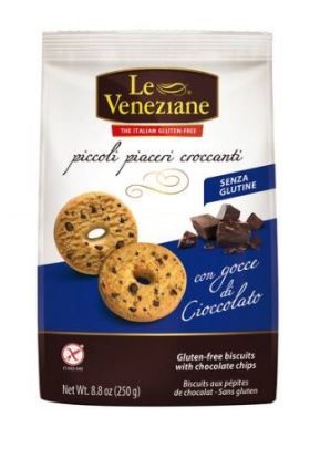 LE VENEZIANE BISCOTTI GOCCE DI CIOCCOLATO 250 G - Farmafamily.it