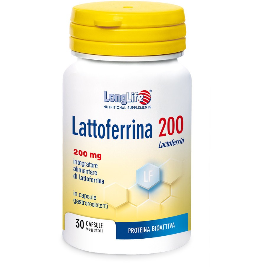 LONGLIFE LATTOFERRINA200 30 CAPSULE VEGETALI DA 550 MG - Farmafamily.it