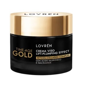 LOVREN CREMA VISO TIME AGE GOLD LIFT PLUMPING EFFECT 30 ML - Farmafamily.it