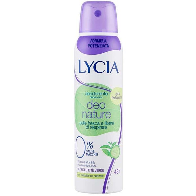 LYCIA SPRAY GAS DEO NATURE 150 ML - Farmafamily.it