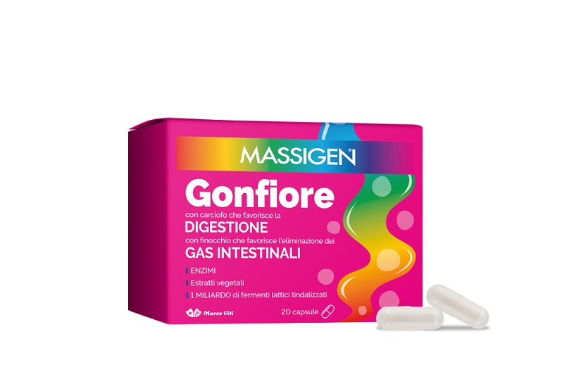 MASSIGEN GONFIORE 20 CAPSULE - Farmafamily.it