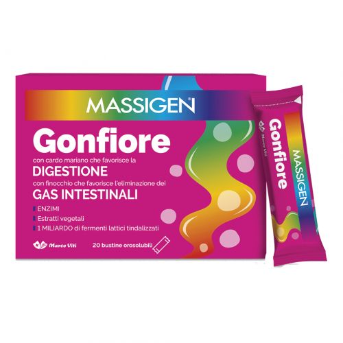 MASSIGEN GONFIORE 20 STICK PACK - Farmafamily.it