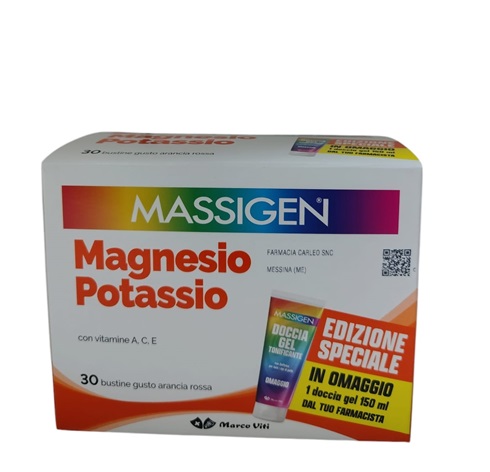 MASSIGEN MAGNESIO POTASSIO 30 BUSTINE EDIZIONE SPECIALE 2025 - Farmafamily.it