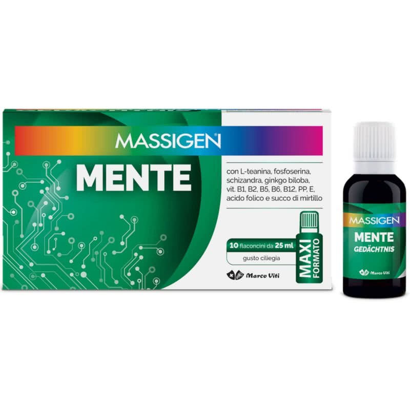 MASSIGEN MENTE 10 FLACONI DA 25 ML - Farmafamily.it