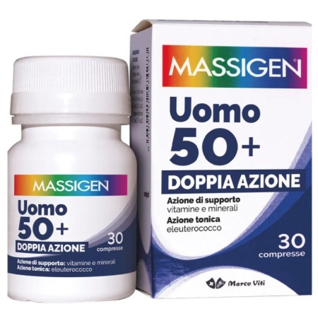 MASSIGEN MULTIVITAMINICO UOMO 50+ 30 COMPRESSE - Farmafamily.it