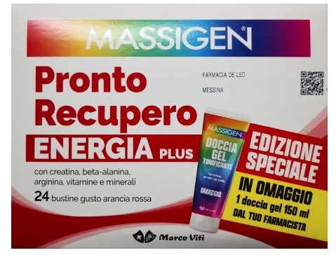 MASSIGEN PRONTO RECUPERO PLUS 24 BUSTINE EDIZIONE SPECIALE 2025 - Farmafamily.it