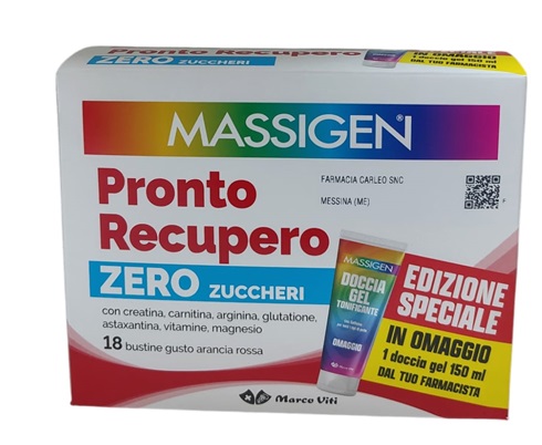 MASSIGEN PRONTO RECUPERO SENZA ZUCCHERO 18 BUSTINE EDIZIONE SPECIALE 2025 - Farmafamily.it