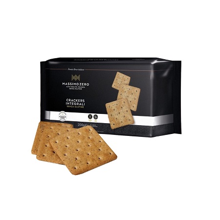 MASSIMO ZERO CRACKERS INTEGRALI 200 G - Farmafamily.it