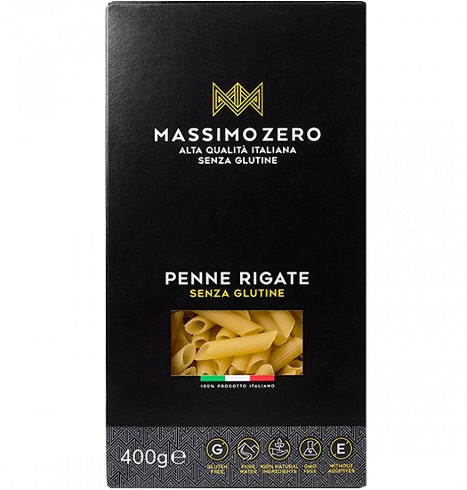 MASSIMO ZERO PENNE RIGATE 400 G - Farmafamily.it