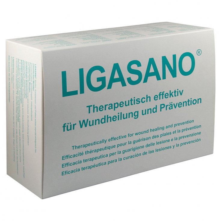 MEDICAZIONE ASSORBENTE IN POLIURETANO ESPANSO LIGASANO STRUTTURA A NIDO D'APE STERILE 300X2,5X0,4CM 1 PEZZO - Farmafamily.it