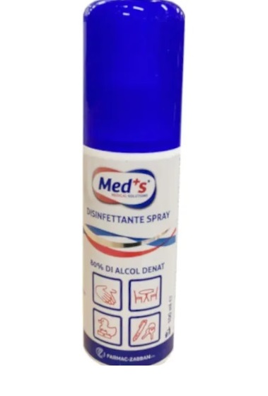 DISINFETTANTE MEDS SPRAY 80% 100 ML - Farmafamily.it