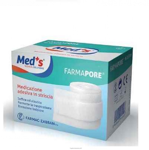 MEDS PORE MEDICAZIONE ADESIVA 1 METRO X 4 CENTIMETRI - Farmafamily.it