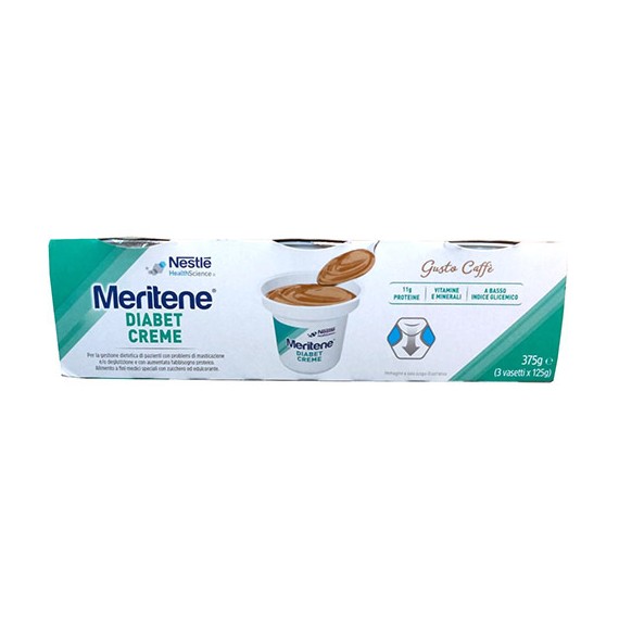 MERITENE DIABET CREME CAFFE' 3 X 125 G - Farmafamily.it