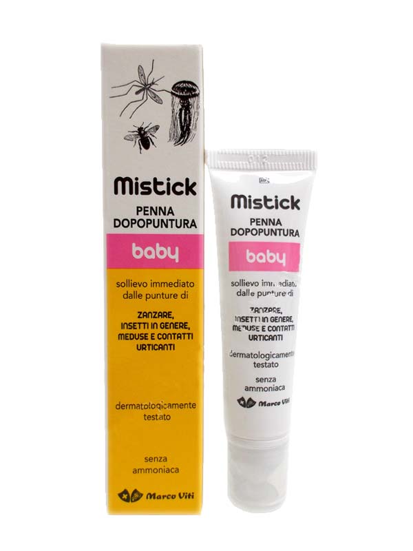 MISTICK BABY PENNA GEL DOPOPUNTURA ZANZARE IN TUBO CON ASTUCCIO - Farmafamily.it