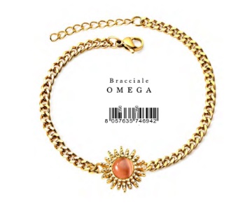 MOONILA BRACCIALE ORO OMEGA - Farmafamily.it