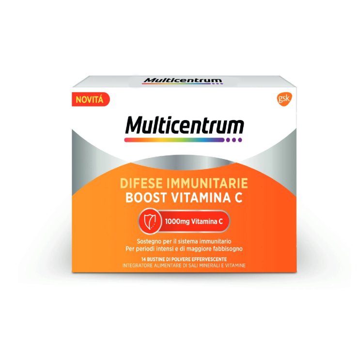 MULTICENTRUM DIFESE IMMUNITARIE BOOST VITAMINA C 28 BUSTINE - Farmafamily.it