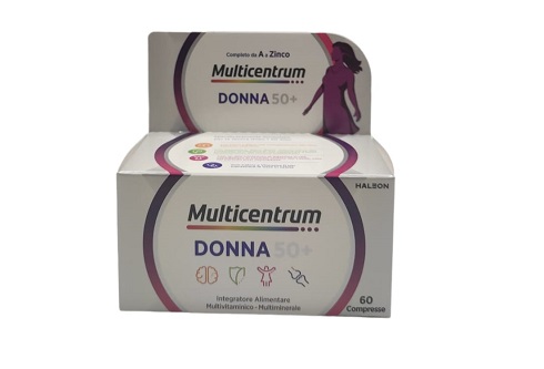 MULTICENTRUM DONNA 50+ 60 COMPRESSE - Farmafamily.it