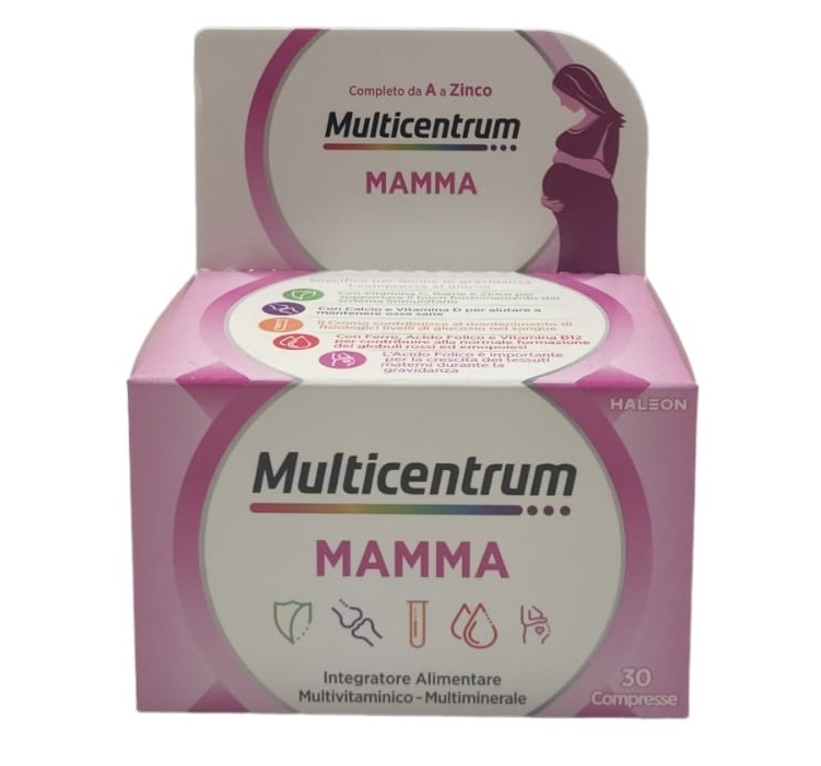 MULTICENTRUM MAMMA 30 COMPRESSE - Farmafamily.it
