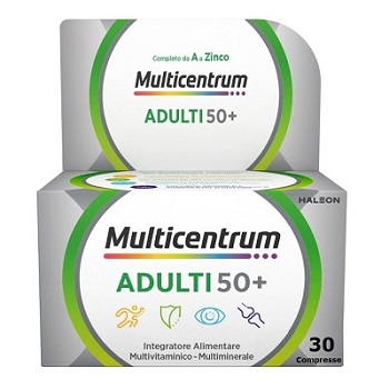 MULTICENTRUM ADULTI 50+ (EX SELECT 50+) 30 COMPRESSE - Farmafamily.it