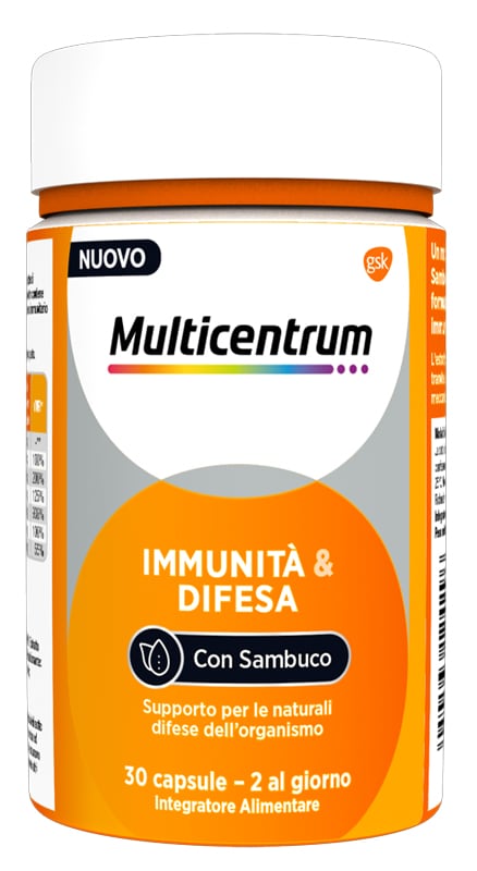 MULTICENTRUM IMMUNITA' & DIFESA 30 CAPSULE - Farmafamily.it