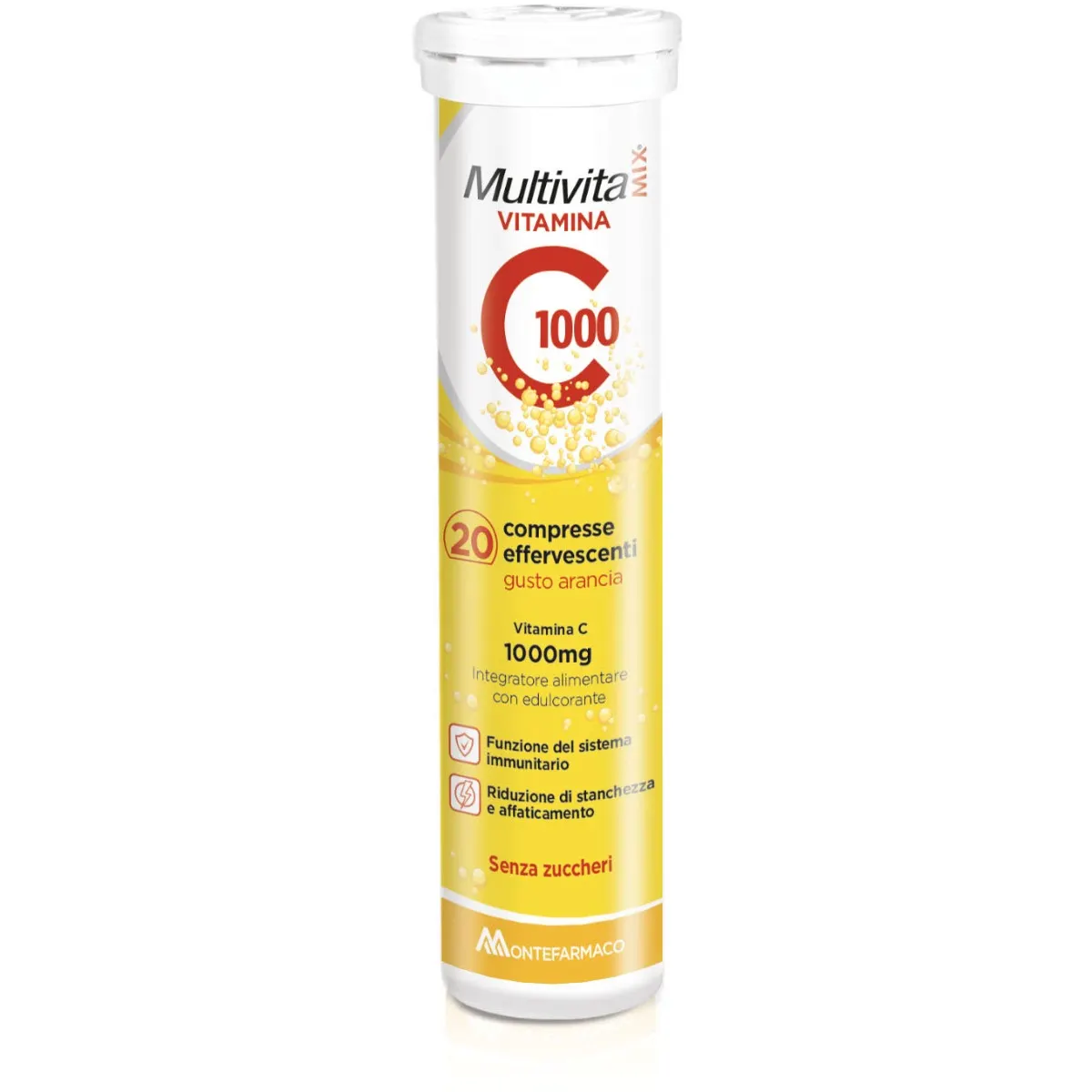 MULTIVITAMIX VIT C 1000 20 COMPRESSE EFFERVESCENTI - Farmafamily.it