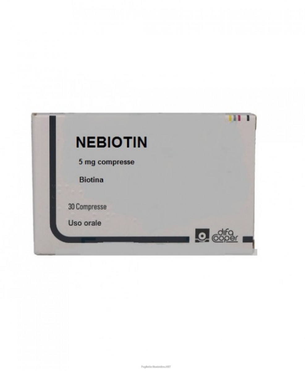 NEBIOTIN*30CPR 5MG - Farmafamily.it