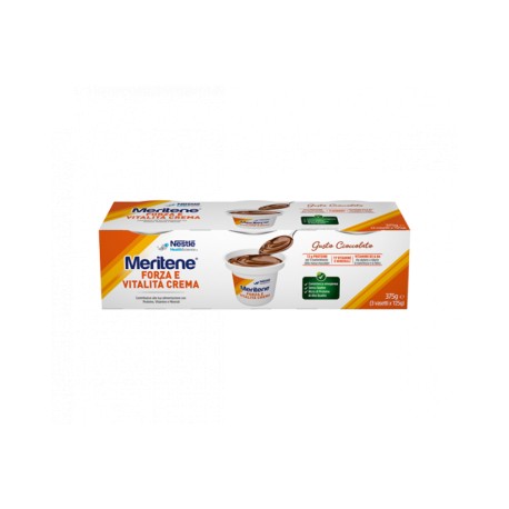 MERITENE CREMA CIOCCOLATO 3 VASETTI X 125 G - Farmafamily.it