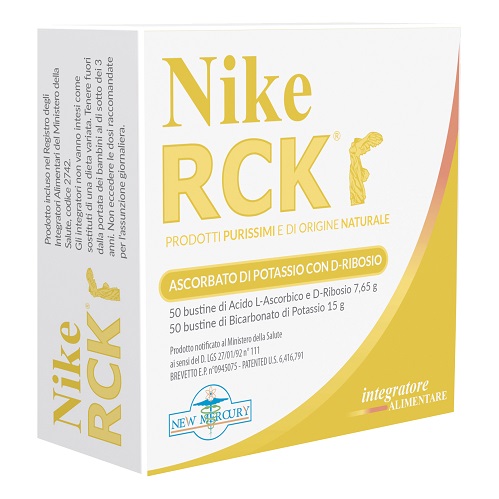 NIKE RCK ASCORBATO POTASSIO + RIBOSIO 100 BUSTINE 22,65 G (50 DOSI) - Farmafamily.it