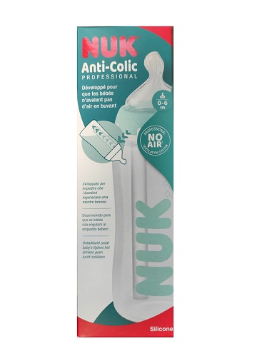 NUK BIBERON FIRST CHOICE+ ANTICOLIC PRO PP 300 ML SILICONE 0-6M - Farmafamily.it
