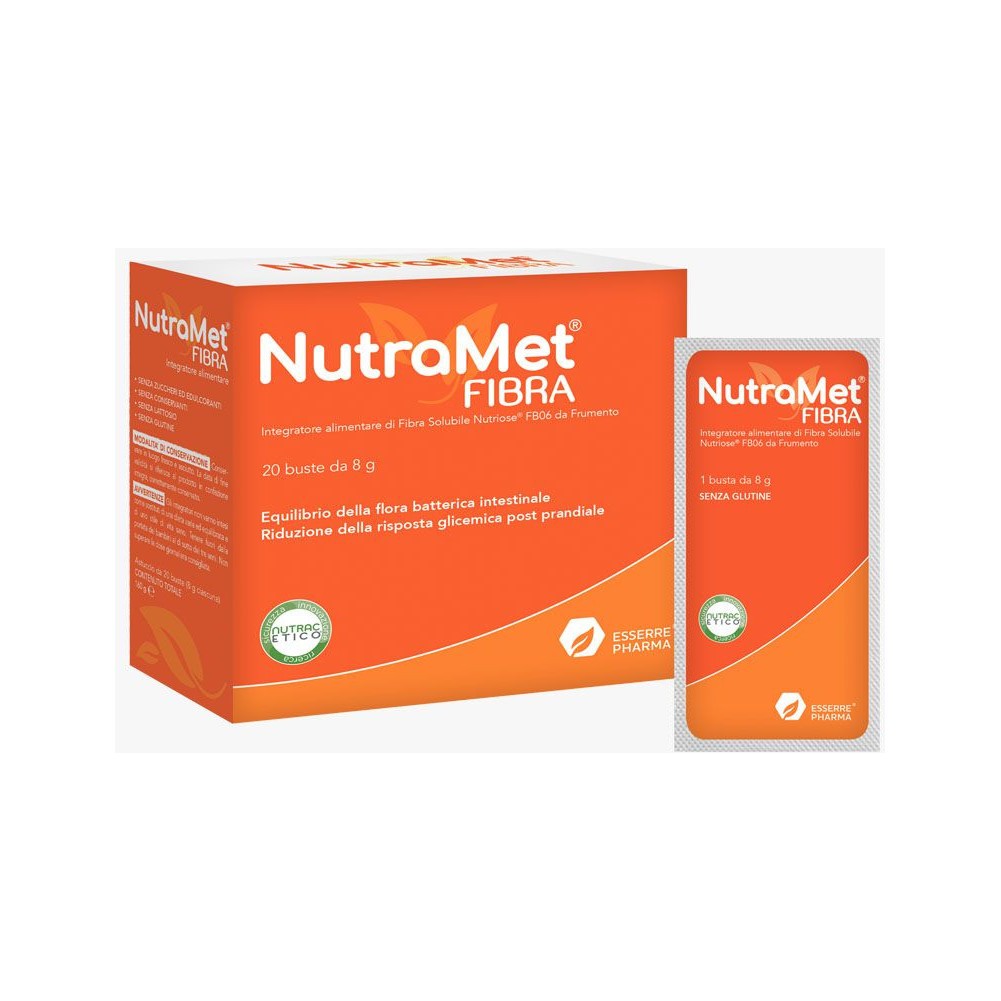 NUTRAMET FIBRA 20 BUSTE - Farmafamily.it