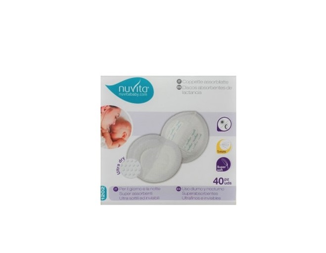 NUVITA COPPETTE ASSORBILATTE GIORNO E NOTTE 40 PEZZI - Farmafamily.it