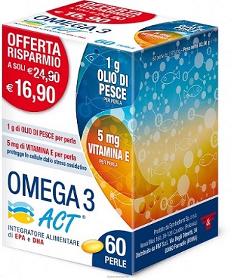 OMEGA 3 ACT 1 G 60 PERLE - Farmafamily.it