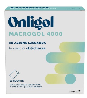 ONLIGOL MACROGOL 4000 20 BUSTINE 10 G SENZA ZUCCHERO - Farmafamily.it