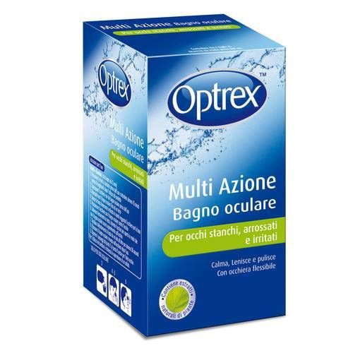 BAGNO OCULARE OPTREX MULTI AZIONE 300 ML + OCCHIERA FLESSIBILE - Farmafamily.it